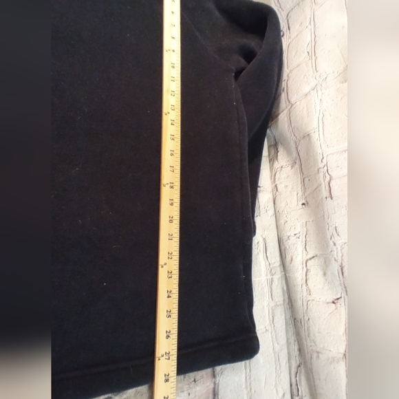 Aigle Pullover Polartec Black Zip Shoulder Fleece XL - Picture 7 of 12